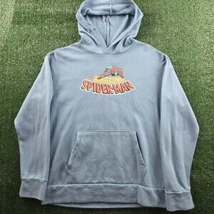 Old navy spiderman‎ hoodie with graphic on front and back